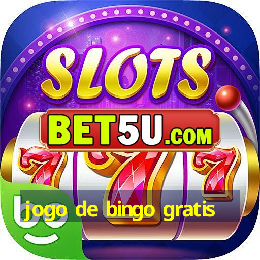 jogo de bingo gratis